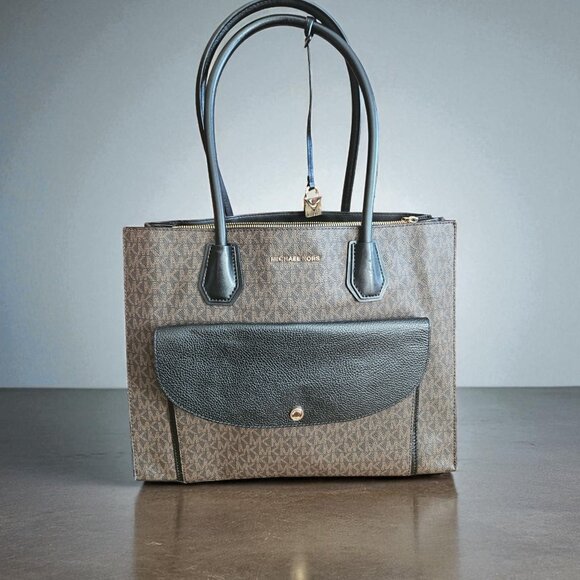 Michael Kors Large Tote – Black & Brown – Excellent Condition - Picture 1 of 4